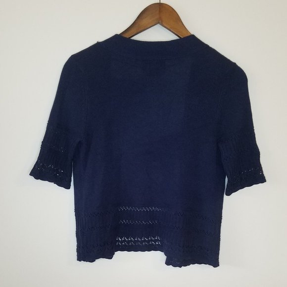 Liz Claiborne Navy Blue Cardigan small - Picture 5 of 5
